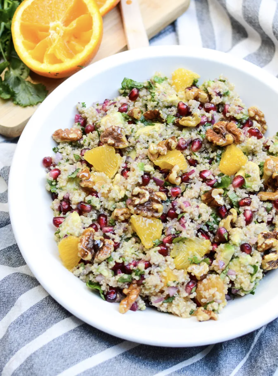 Quinoa and Citrus Fruits Salad